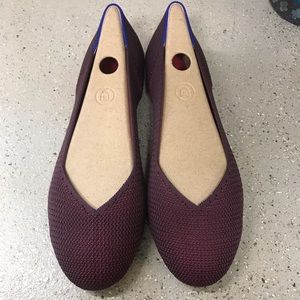 Berry Lattice Stitch Flats